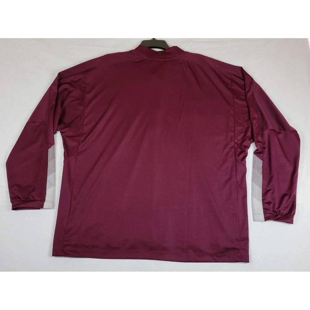 Adidas Texas‎ A&M Aggies Quarter Zip Pullover Maroon Primeblue Mens XL H53157